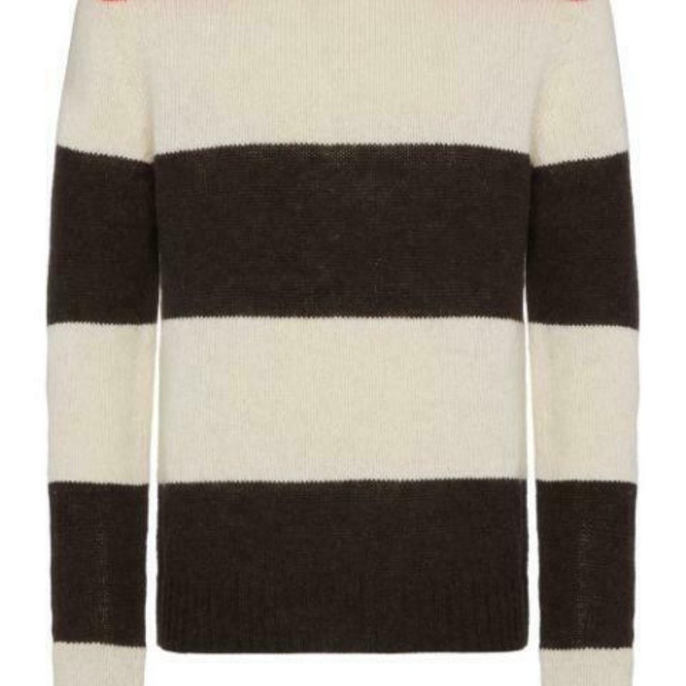 Calvin Klein 205W39NYC (XL) Color Block Sweater ITALY WOOL DESIGNER SOFT - Picture 11 of 11